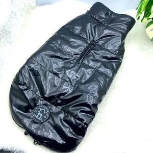 Hunter Tampere Waterproof Harness Acces quilted Puppa Coat Black 40cm